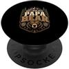 Proud Grandpa Husband Fathers Day Design Non scherzare con Papa Bear Protector Papà Papà PopSockets PopGrip Adesivo