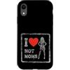 Modernes Damen t-shirt Herren Geburtstag Custodia per iPhone XR I Love Hot Moms Retro T-Shirt Uomo Donna Frase Divertente