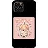 Kawaii Boba Tea Japan Otaku Bubble Milk Custodia per iPhone 11 Pro Kawaii Bubble Boba Latte Tea Amante Giappone Otaku Manga Tapioca