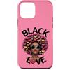Storia nera Life Tee Co Custodia per iPhone 12 mini Capelli afro neri della regina dell'amore