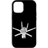 Vintage Skeleton Drummer Rock Band Conce Custodia per iPhone 12/12 Pro Scheletro batterista rock on segno vintage rock music lover