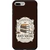 Goth Book Club Apparel Custodia per iPhone 7 Plus/8 Plus Lettore di bibliofili introverso del club di lettura degli amanti dei libri