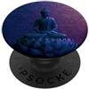Buddha Designs by Kajiro Buddha astratto fiore di loto - buddismo spirituale buddista PopSockets PopGrip Adesivo