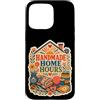 Jimbeels Custodia per iPhone 15 Pro Max Handmade Home Hours cucito patchwork filo