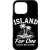 Introvert Vacation Apparel For Alone Tim Custodia per iPhone 16 Pro Island for one Lasciami in pace