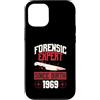 True Crime Merch for Investigative Crime Custodia per iPhone 12/12 Pro Esperto forense dalla nascita 1969 Compleanno a tema crimine vero