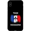 France Team Hexagone Drapeau Blau Blanc Custodia per iPhone XS Max France Team Hexagone Sport Bandiera Blau Bianco Rosso Giglio