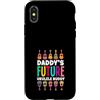 Funny Ukulele Musician Hawaiian Music Ap Custodia per iPhone X/XS Daddys Future Ukulele Buddy Funny Musicista Chitarra
