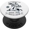 Peruvian Passion - Peru in every thread Machu Picchu Cusco Perù Lama Avventura Viaggi PopSockets PopGrip Adesivo