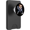 Bulldog Hockey Heroes Designs Cartone animato Bulldog Giocatore di hockey su ghiaccio Design fumetto PopSockets PopWallet per MagSafe