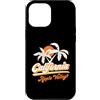 KAEDAM Gifts: California Cities Custodia per iPhone 12 Pro Max Souvenir retrò delle palme da sole di Apple Valley California, anni '70