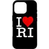 I HEART LOVE RHODE ISLAND Custodia per iPhone 16 Pro I LOVE HEART RODE ISLAND RI
