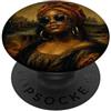 Mese della storia nera, Juneteenth Monna Lisa nera, mese della storia nera PopSockets PopGrip Adesivo