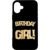 Birthday Party Wear and Gifts Custodia per iPhone 16 Plus Grafica di compleanno ragazza in palloncini