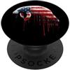 Paint Dripping Patriotic 4th of July US Lamantino Mare Mucca Paffuto Sirena Bandiera Americana USA Drip Amante PopSockets PopGrip Adesivo