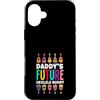 Funny Ukulele Musician Hawaiian Music Ap Custodia per iPhone 16 Plus Daddys Future Ukulele Buddy Funny Musicista Chitarra