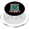 FUNNY EMPLOYEE OF THE MONTH by Scarebaby DIVERTENTE ALIENO Dipendente del Mese PopSockets PopGrip per MagSafe