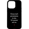 Gospel of Salvation Christian Faith Evan Custodia per iPhone 15 Pro Max Grace Isn't Permission to Sin It's Grace Not To - Evangelism