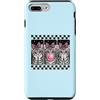 Bubblegum Kitten Co Custodia per iPhone 7 Plus/8 Plus Simpatico gattino rosa fiocco divertente Bubblegum Cat Lover Heart design