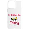 Triker Stuff Custodia per iPhone 15 Pro Max Preferirei triking, triker, triciclo reclinato, bici
