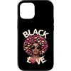Storia nera Life Tee Co Custodia per iPhone 12/12 Pro Regina dei capelli afro Black Love