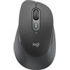Logitech Signature Comfort M840 L, mouse wireless con Bluetooth, clic discreti, SmartWheel, pulsanti personalizzabili e compatibilità multi-dispositivo per Windows, macOS e iPadOS - Grafite
