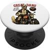 Great Dane DIGOR shop Grande Dane giro moto amore calcio calcio DIGOR PopSockets PopGrip Adesivo