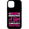 Volleyball Strong Girls Custodia per iPhone 12 mini Mai sottovalutare il suo potere di pallavolo