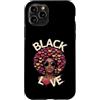 Storia nera Life Tee Co Custodia per iPhone 11 Pro Regina dei capelli afro Black Love