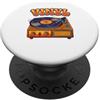 Manu Bay Surf Company Vinyl Groovy Tunes LP Giradischi PopSockets PopGrip Adesivo