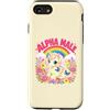 Rainbow Ego Co Custodia per iPhone SE (2020) / 7/8 Carino Divertente Unicorno Arcobaleno Alpha Meme Parodia Mas