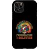 Puzzle Game Cube One Solution Speed Cubi Custodia per iPhone 11 Pro Puzzle Game Cube One Solution Speed Cubing Retro Matematica