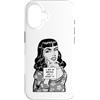 Grandio Design Funny Pop Art Gifts Custodia per iPhone 16 I May Be Wrong But I Doubt It Sarcastico Vintage Pop Art Girl