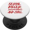 Serial Killer Murder Documentary Outfits Documentari sul serial killer e podcast freddo True Crime PopSockets PopGrip Adesivo