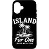 Introvert Vacation Apparel For Alone Tim Custodia per iPhone 16 Island for one Lasciami in pace