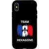 France Team Hexagone Drapeau Blau Blanc Custodia per iPhone X/XS France Team Hexagone Sport Bandiera Blau Bianco Rosso Giglio