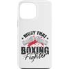 Muay Thai fight fight kick Thai boxing m Custodia per iPhone 13 Pro Max Muay Thai Boxing Fighter Guerriero del Ring