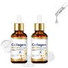 TUOSHITONG Siero viso al collagene, idratazione intensa e idratazione profonda, pelle grassa e rassoda, riduce l'aspetto di linee sottili e rughe, migliora l'elasticità e la levigatezza, non unge per tutti i