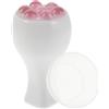 NIYANGLE per il viso: massaggiatore manuale con sfera rotante a 360° - strumento leggero per il massaggio di viso e collo per la cura della pelle femminile, la tensione muscolare
