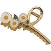 OATIPHO Fermaglio per Capelli Forma di Fiore Chiusura Molla Accessorio per Capelli in Metallo o Spessi Fermaglio Elegante per Compleanni Matrimoni Appuntamenti