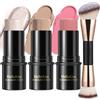 Hilareco 3 Pezzi Contouring Viso Stick, Sfumature Con Crema Fard Stick, Illuminante Viso E Bronzer Contour, Facile Scolpire Le Guance Effetto Opaco E Luminoso per Il Trucco Del Viso(Fair,#01+#08+#13)