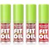 LOPHE Olio Labbra, 4 Pezzi Olio Labbra Idratante Lip Glow Oil, Gloss Lip Plumper Trasparente Lipgloss, Effetto Rimpolpante e Idratante(Serie B#Colore buio)