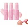 Pelinuar Pink Collage Volume Multi Balm Stick,Face Moisturizer,Hydrating Stick for Face,Lips,Eyes & Neck,Nourishes Skin (3 pezzi)