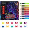 YIMVUNZ 12 Colori Truccabimbi Fluorescenti UV, Kit Body Painting Lavabile per Viso e Corpo - Pennarelli Neon per Feste, Halloween, Carnevale e Cosplay - Set Creativo per Ragazzi 12+ e Adulti