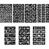 Alaoo 14 Fogli Stencil per Tatuaggi, Tatuaggi Stencil Adesivo,Stencil Tatuaggi Temporanei, per pittura a mano e corpo