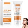 PCCMOT COS Protezione Solare 100 SPF Viso, Crema Solare Viso SPF 100, Sunscreen SPF 100, Una Crema Solare Idratante, Texture Leggera, Rinfrescante e Non Grassa, Forte Protezione UVA/UVB