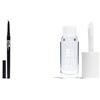 3INA MAKEUP - The Automatic Lip Pencil 900 + The Color Lip Oil 100 - Matita Labbra Nero Waterproof + Balsamo Labbra con Acido Ialuronico - Lucidalabbra 24H Idratazione - Vegan - Cruelty Free