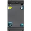 Cecotec Lavastoviglie Libera Installazione 45 cm Bolero Aguazero 4560 Dark Connected. 11 Coperti, 6 Programmi, Classe C, Inverter Plus Duo, Pannello Touch,WiFi, O2Dry, Super Dry, Save+, AutoClean