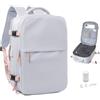 wassdins Zaino Ryanair 40x20x25 Sottovuoto Viaggio Con Pompa, Zaino Sottovuoto Bagaglio a Mano Ryanair Zaino Da Viaggio Airbag per Donna Uomo
