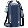 OSAH DRYPAK Dry Bag Borsa Impermeabile Mare 5L/10L/20L/30L/40L Sacca Impermeabile con Spallacci e Custodia Impermeabile per Telefono per Sport Acquatici, Kayak, Pesca, Campeggio